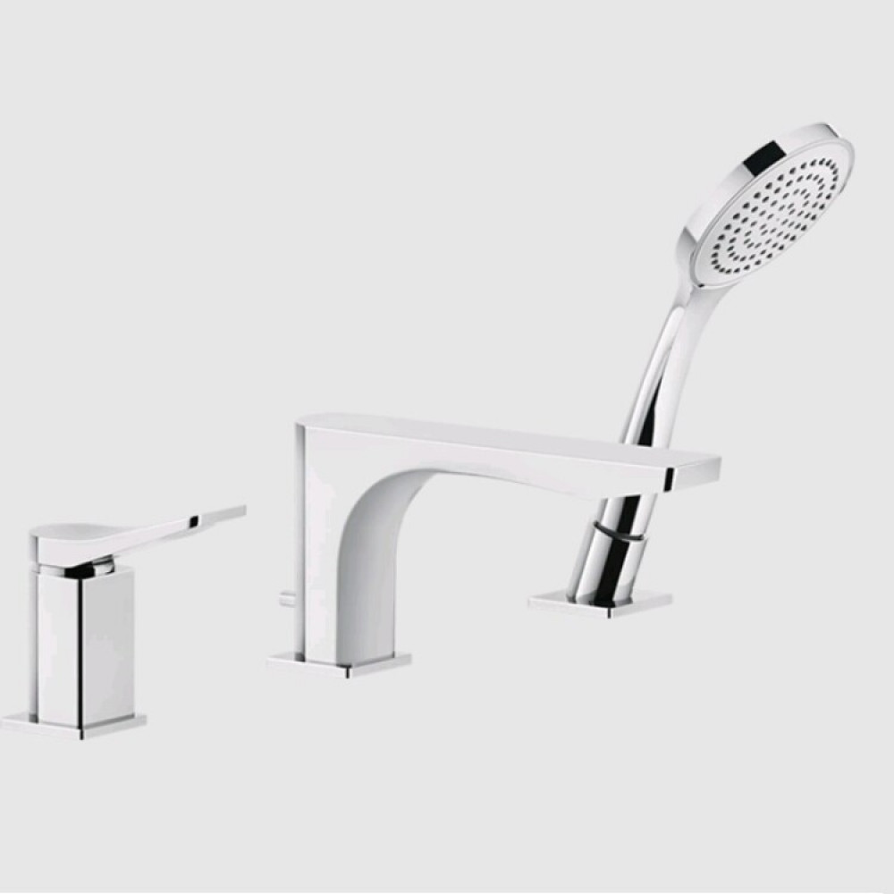 Смеситель для ванны и душа, Gessi, Rilievo, цвет-хром