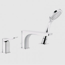 Смеситель для ванны и душа, Gessi, Rilievo, цвет-хром