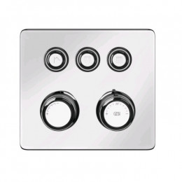 Смеситель для душа, Gessi, Hi-Fi Eclectic, на 3 потребителя, цвет-хром