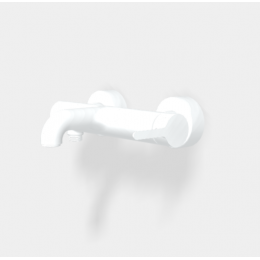 Смеситель для ванны и душа, Fima Carlo Frattini, Snap, цвет-белый матовый