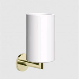Стакан, Gessi, шгв 75*107*172, цвет-белый/Brass PVD