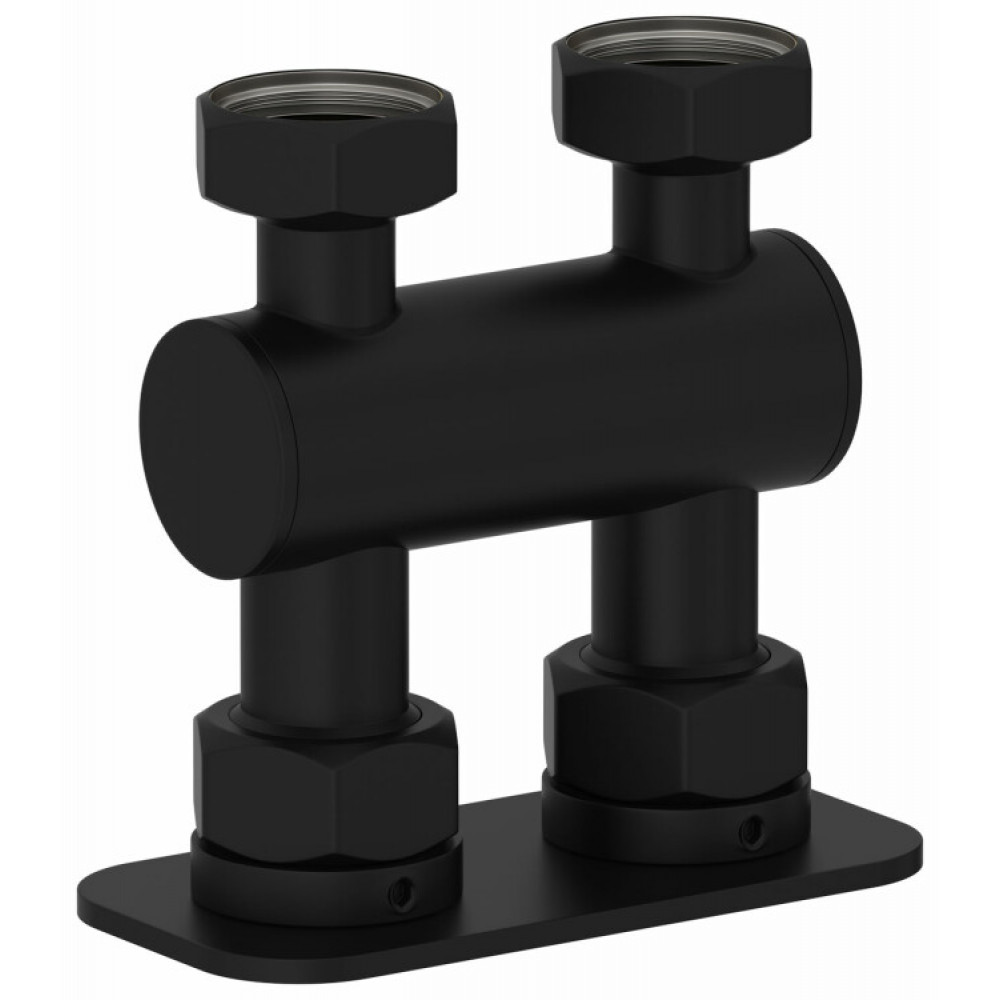 Модуль, Сунержа, прямой EU50, для отопительных приборов, цвет-чёрный матовый