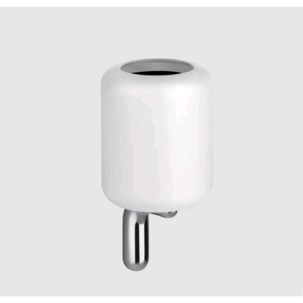 Стакан, Gessi, Goссia, шгв 90*98*178, цвет-белый/хром