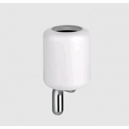 Стакан, Gessi, Goссia, шгв 90*98*178, цвет-белый/хром