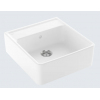Мойка, Villeroy&Boch, шгв 595*630*220, отверстия для смесителя-отсутствуют, CeramicPlus, цвет-Snow White
