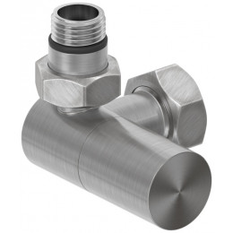 Вентиль, Сунержа, 3D, G 1/2" НР х G 3/4" НГ, левый, цилиндр, цвет-сатин