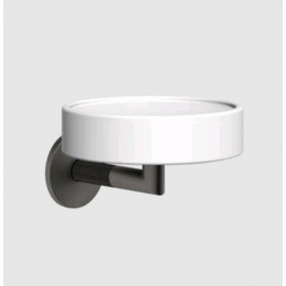 Мыльница, Gessi, Ingranaggio, шгв 115*127*79, цвет-белый/Black Metal Brushed PVD