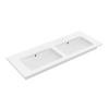 Раковина, Villeroy&Boch, Venticello, двойная, шгв 1300*500*120, отверстия для смесителя-отсутствуют, CeramicPlus, цвет-альпийский белый