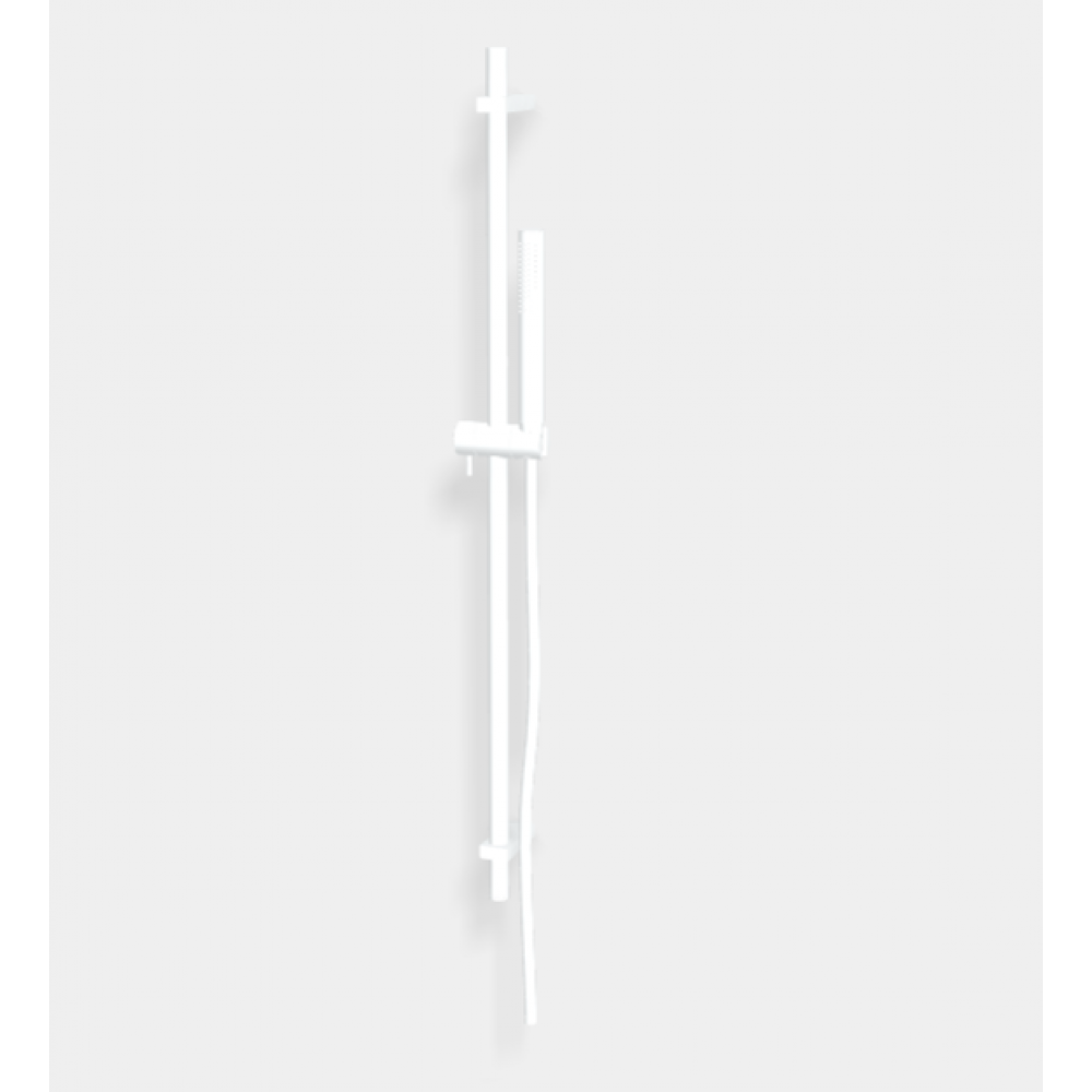 Душевой гарнитур, Fima Carlo Frattini, Sliding rail, 25*187, цвет-белый матовый