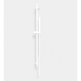 Душевой гарнитур, Fima Carlo Frattini, Sliding rail, 25*187, цвет-белый матовый