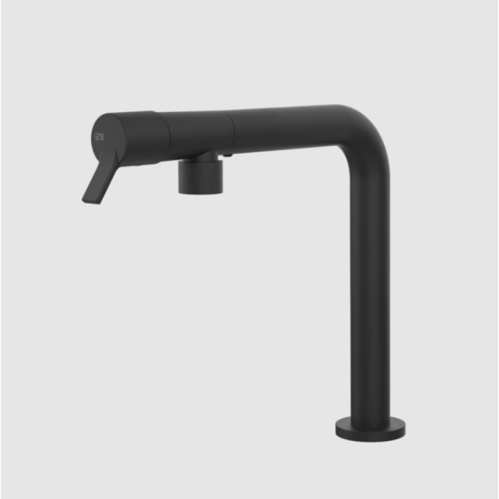 Смеситель для кухни, Gessi, Fisso, цвет-черный матовый