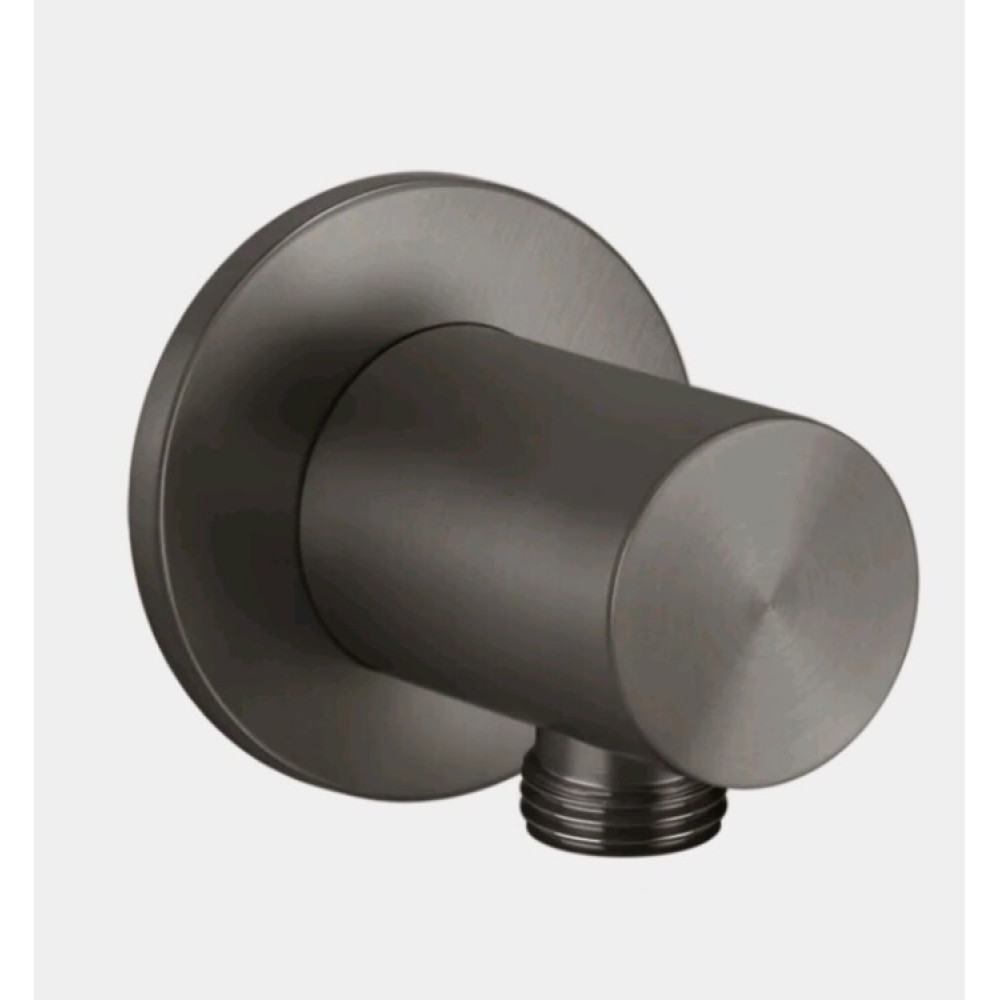 Шланговое подсоединение, Gessi, Shower316, цвет-Black Metal Brushed PVD