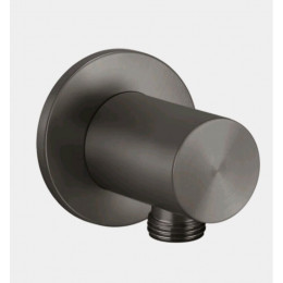 Шланговое подсоединение, Gessi, Shower316, цвет-Black Metal Brushed PVD