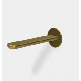 Излив, Fima Carlo Frattini, Shower accessories, на борт ванны, вынос излива, мм-201, стандарт подводки-1/2", цвет-брашированное золото