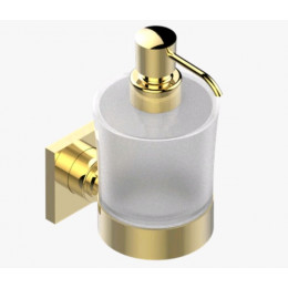 Дозатор для жидкого мыла, THG, Ginkgo, шгв 73*126*162, цвет дозатора-PVD золотистый цвет