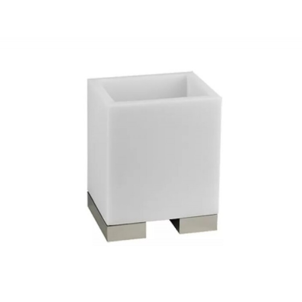 Стакан, Gessi, Rettangolo, шгв 105*85*125, цвет-белый