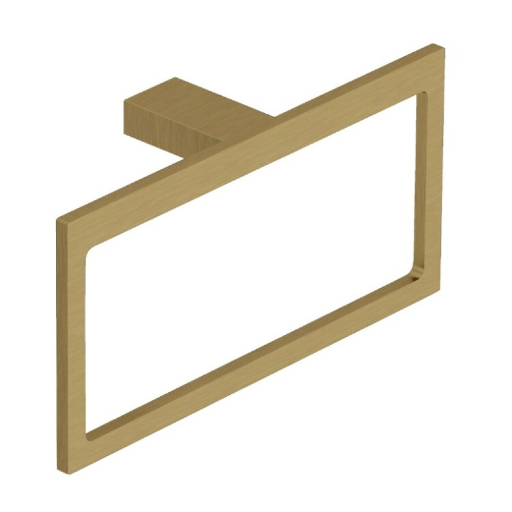 Полотенцедержатель, Kludi, VELA C, шгв 220*60*110, цвет-золото брашированное/шлифованное (Brushed Gold)