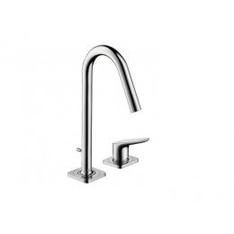 Смеситель для раковины, Hansgrohe, Axor Citterio M, цвет-шлифованное золото