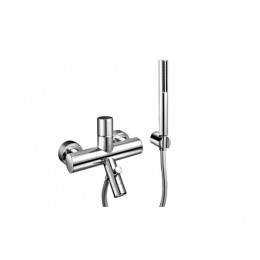 Смеситель для ванны и душа, Fantini, Nostromo, цвет-черный матовый