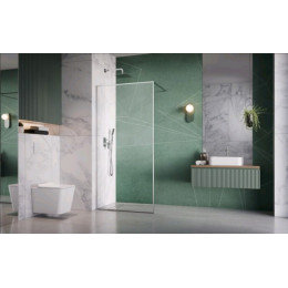 Душевая перегородка, Radaway, Modo F II, шв 1000*2000, хром, цвет стекла-прозрачный, Easy Clean