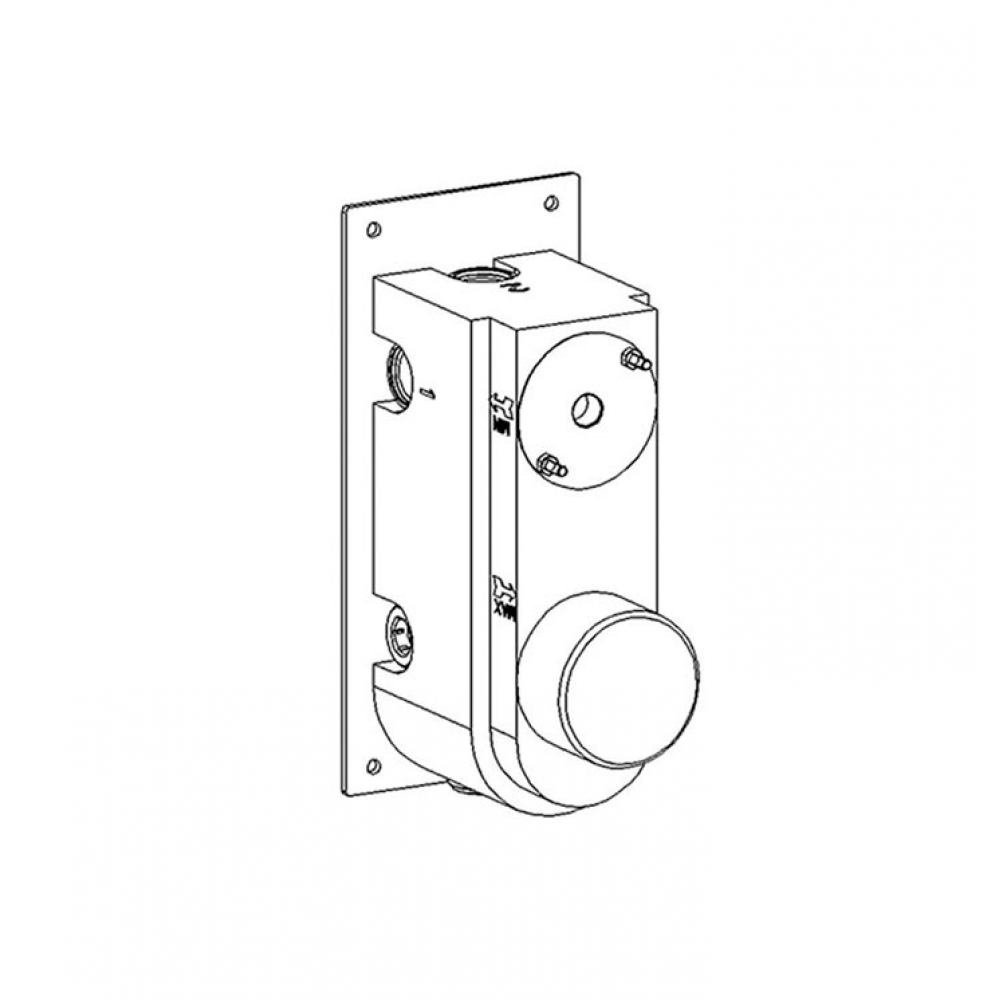 Внутренняя часть, Carimali, Универсальный, назначение-смеситель для душа термостатический, хром