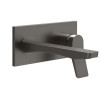 Смеситель для раковины, Gessi, Rilievo, цвет-Black Metal Brushed PVD