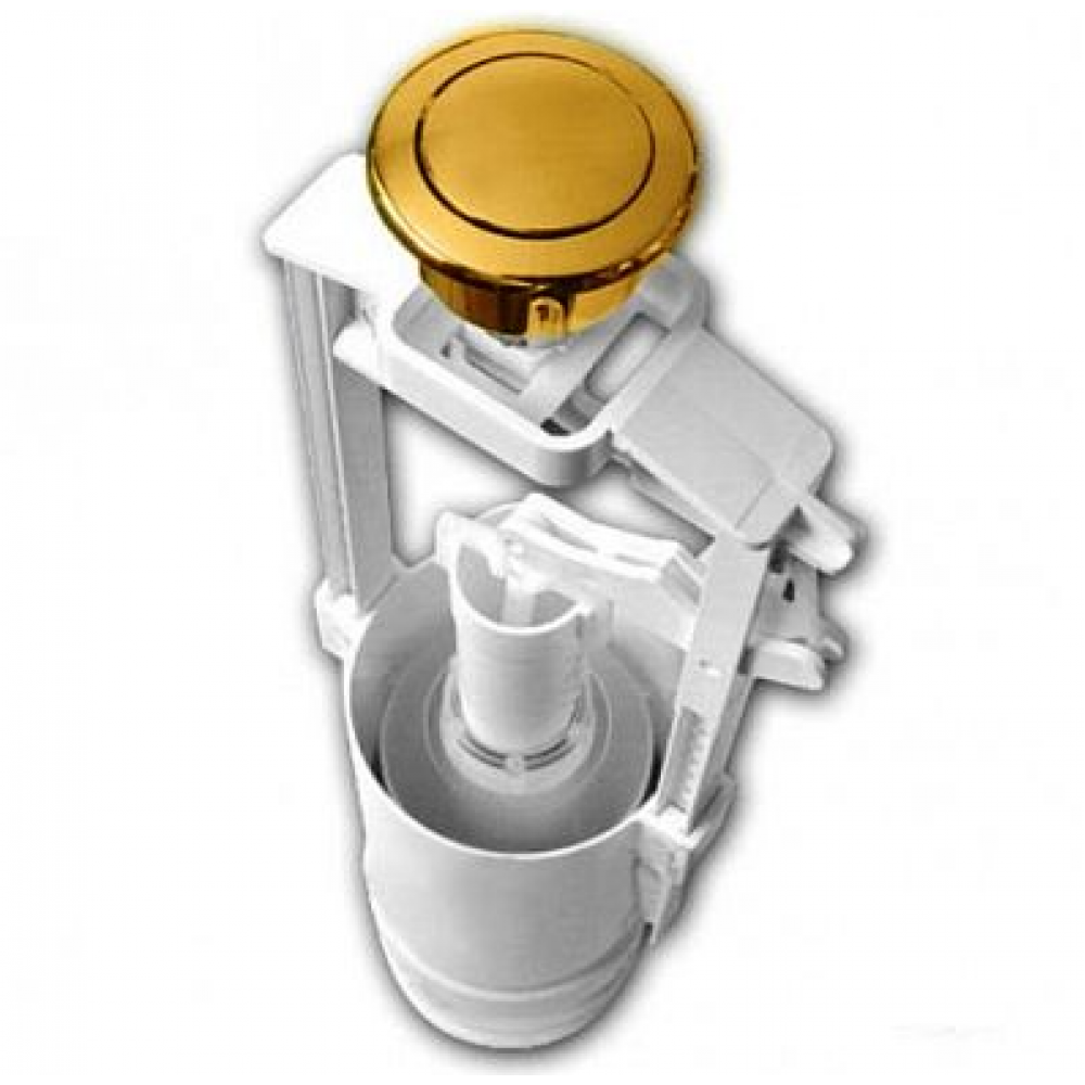 Механизм смыва, Artceram, Hermitage, для бачка для унитаза, со средней трубой, цвет-золото (ПРОДАЕТСЯ ТОЛЬКО В КОМПЛЕКТЕ С ОСНОВНЫМ ИЗДЕЛИЕМ)