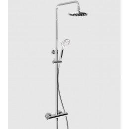 Душевая стойка, Gessi, Minimalistic shower, цвет-хром