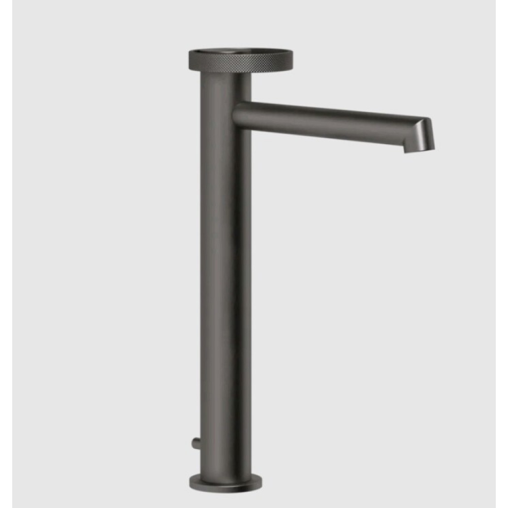 Смеситель для раковины, Gessi, Anello, цвет-Black Metal Brushed PVD