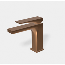 Смеситель для раковины, Fima Carlo Frattini, Zeta, цвет-бронза янтарная