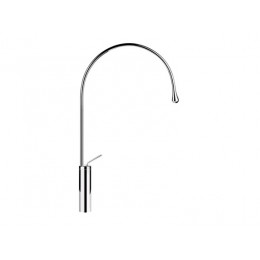 Смеситель для раковины, Gessi, Goссia, цвет-хром шлифованный