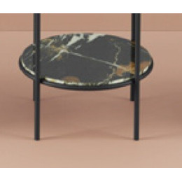 Мебельная полка, Artceram, Vogue 2.0, цвет-black & gold