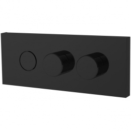 Смеситель для душа, Fima Carlo Frattini, Switch ON, на 2 потребителя, цвет-черный матовый