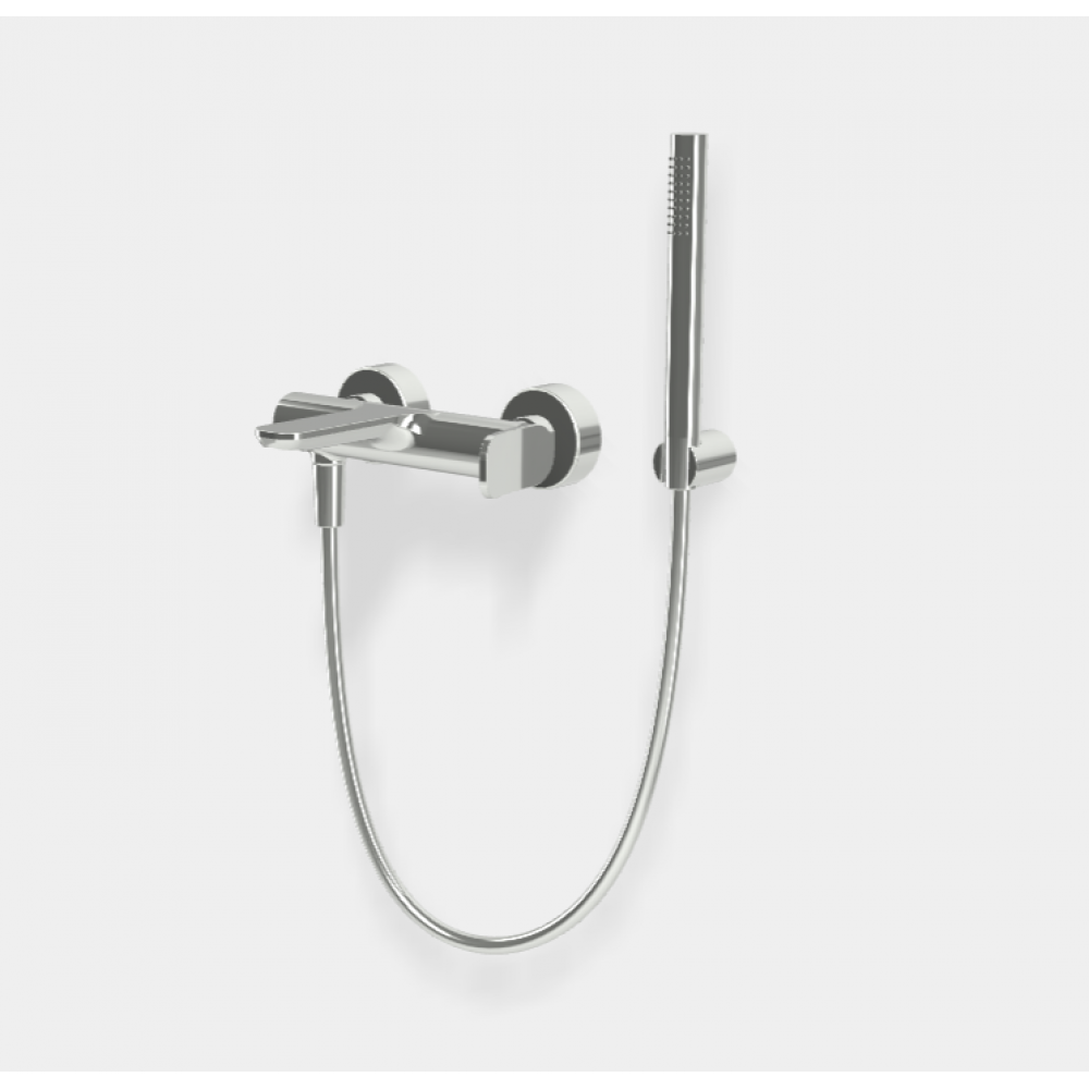 Смеситель для ванны и душа, Fima Carlo Frattini, Flo', цвет-хром