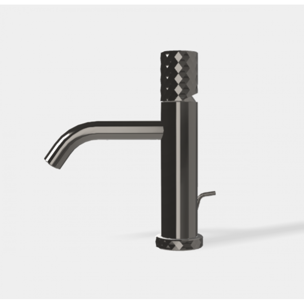 Смеситель для раковины, Fima Carlo Frattini, Spillo Tech, ,X COLLECTION, цвет-хром черный