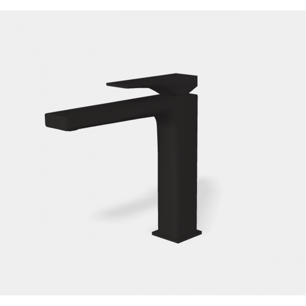 Смеситель для раковины, Fima Carlo Frattini, Zeta, цвет-черный матовый