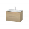 Тумба под раковину, Duravit, L-Cube, шгв 820*481*550, раковина-необходимо заказать, цвет-дуб средиземноморский