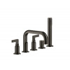Смеситель для ванны и душа, Gessi, Inciso, цвет-Aged Bronze