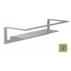 Полка, Almar, 316 Stainless Steel, шгв 300*140*70, цвет-High Brass Brushed PVD AISI 316 (Товар заказной, возврату не подлежит)