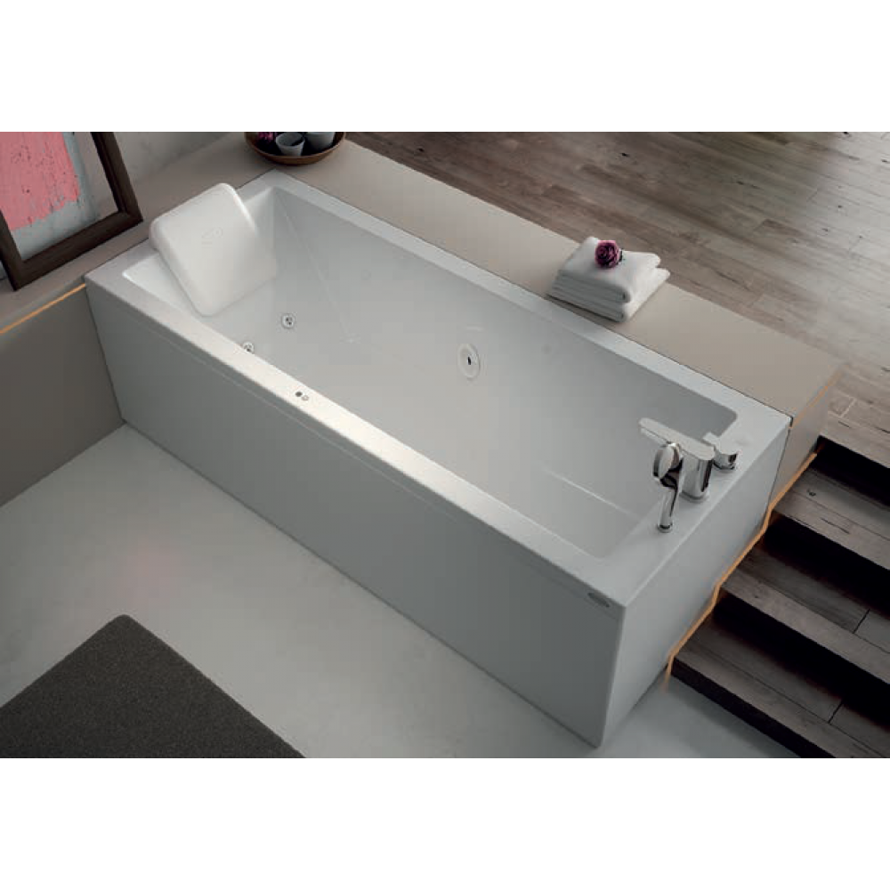 Гидромассажная ванна, Jacuzzi, Energy, правосторонняя, в комплекте-смеситель, шгв 1800*800*570, цвет-белый глянцевый