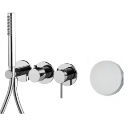 Смеситель для душа, Fima Carlo Frattini, Spillo Up, цвет-белый матовый