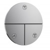 Вентиль, Hansgrohe, ShowerSelect Comfort S, для 3 потребителей, цвет-хром