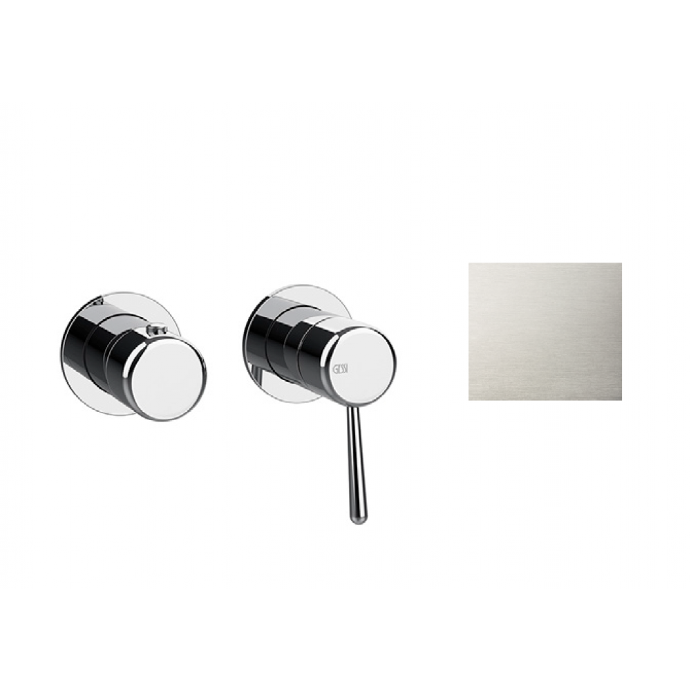 Смеситель для душа, Gessi, Goссia, на 2 потребителя, цвет-Brushed Chrome (старый арт. 33077/147)