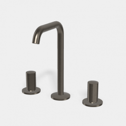 Смеситель для раковины, Fima Carlo Frattini, So, цвет-хром черный брашированный