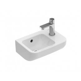 Раковина, Villeroy&Boch, Architectura, шг 360*260, отверстия для смесителя-1 справа, CeramicPlus, цвет-альпийский белый