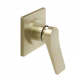 Смеситель для душа, Gessi, Rilievo, на 1 потребитель, цвет-Brushed Brass PVD