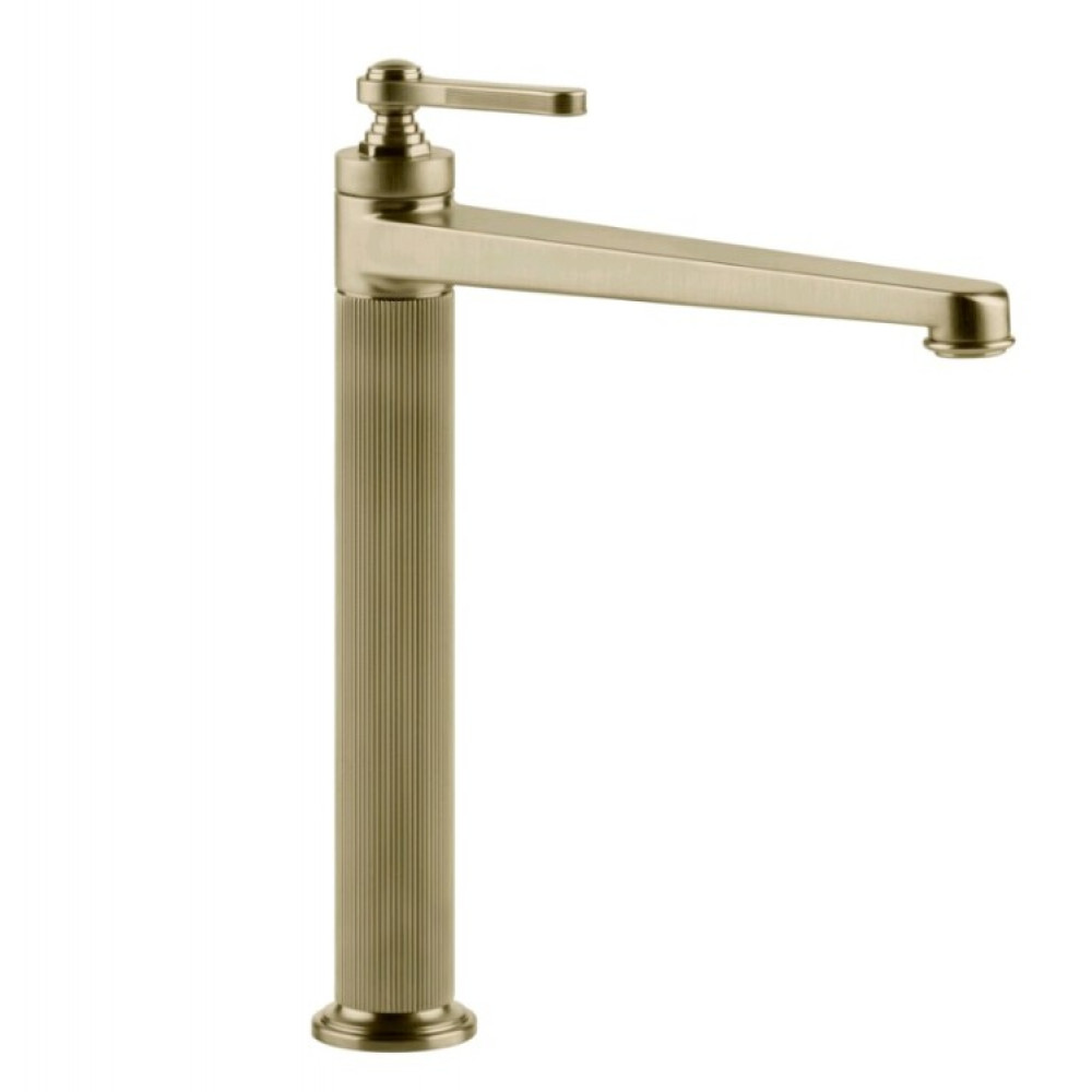 Смеситель для раковины, Gessi, VENTI20, цвет-Brushed Brass PVD