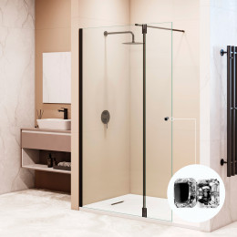 Душевая перегородка RGW WA-054B (WA-010B + Z-072B) 800