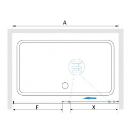 Душевая дверь RGW SV-12G 1000