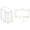 Душевой уголок RGW SV-040B 1600x800